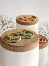 Lade das Bild in den Galerie-Viewer, Argento Furioso ColorSplash Hoops Pink
