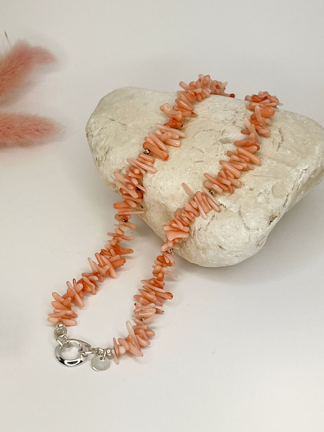 SiMari Halskette Coral Harmony Silver